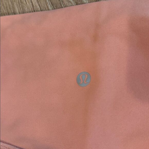 LULULEMON PEACHY PINK COLD WEATHER ALIGN LEGGINGS SIZE 4 EUC - Picture 2 of 5